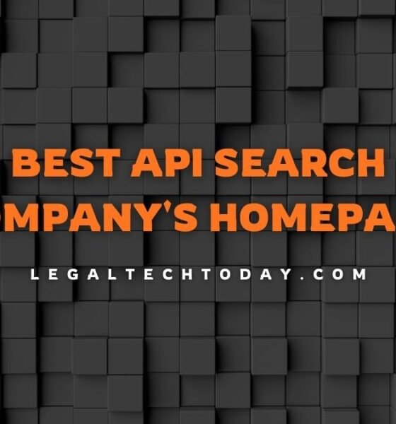 Best API search company’s homepage for developers and businesses