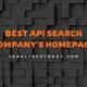 Best API search company’s homepage for developers and businesses