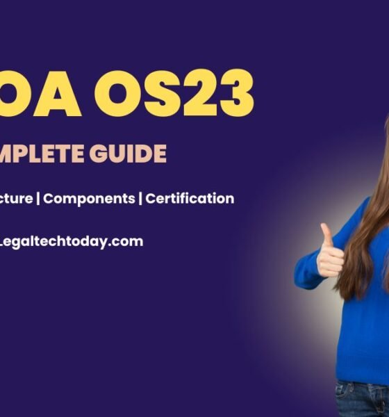SOA OS23 comprehensive guide showing Service-Oriented Architecture diagrams and SOT-23 electronic component package standards with certification exam resources