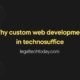 Why custom web development in Technosuffice for business growth